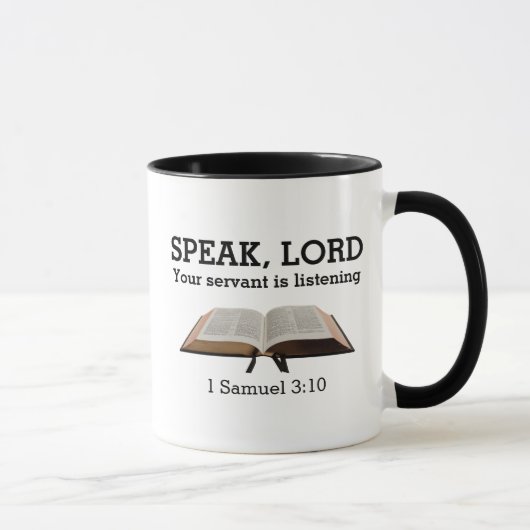 Personalisiert SPEAK LORD Christlich Tasse (Rechts)
