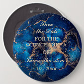 Personalisiert Speichern Sie die Datumsmagnete für Button (Vorne & Hinten)