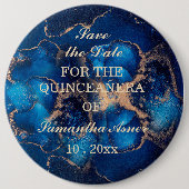 Personalisiert Speichern Sie die Datumsmagnete für Button (Vorderseite)