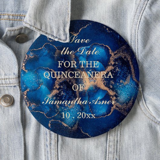 Personalisiert Speichern Sie die Datumsmagnete für Button (Beispiel)