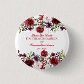 Personalisiert Speichern Sie die Datumsmagnete für Button (Vorderseite)