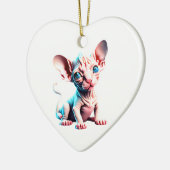 Personalisiert Sphynx Kitten Keramik Ornament (Links)