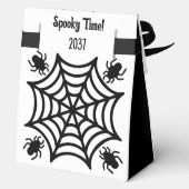 Personalisiert Spiderweb Halloween Geschenkschachtel (Rückseite)
