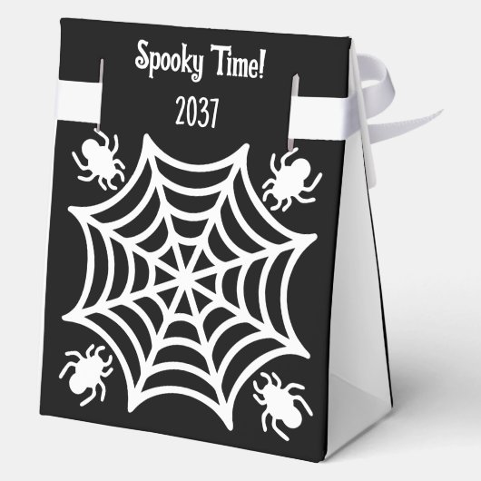 Personalisiert Spiderweb Halloween Geschenkschachtel (Rückseite)