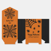 Personalisiert Spiderweb Halloween Geschenkschachtel (Ungefaltet)