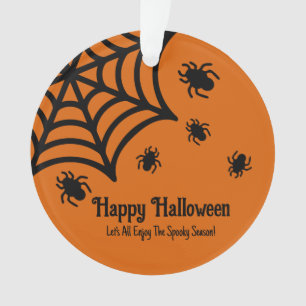 Personalisiert Spiderweb Halloween Ornament
