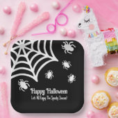 Personalisiert Spiderweb Halloween Pappteller (Party)