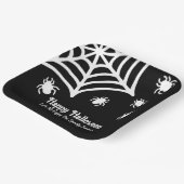 Personalisiert Spiderweb Halloween Pappteller (Gewinkelt)