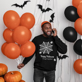 Personalisiert Spiderweb Halloween Sweatshirt
