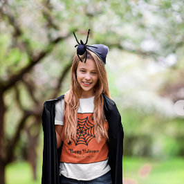 Personalisiert Spiderweb Halloween T-Shirt