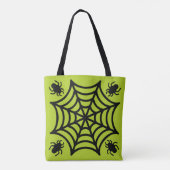 Personalisiert Spiderweb Halloween Tasche (Rückseite)