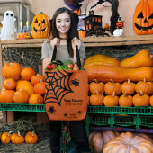 Personalisiert Spiderweb Halloween Tasche