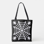 Personalisiert Spiderweb Halloween Tasche (Rückseite)