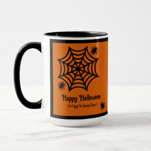 Personalisiert Spiderweb Halloween Tasse