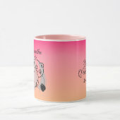 Personalisiert spielende Katze mit Garn Tasse (Zentrum)