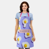 Personalisiert spielerisch sonnige Hühnereier Schürze (Getragen)
