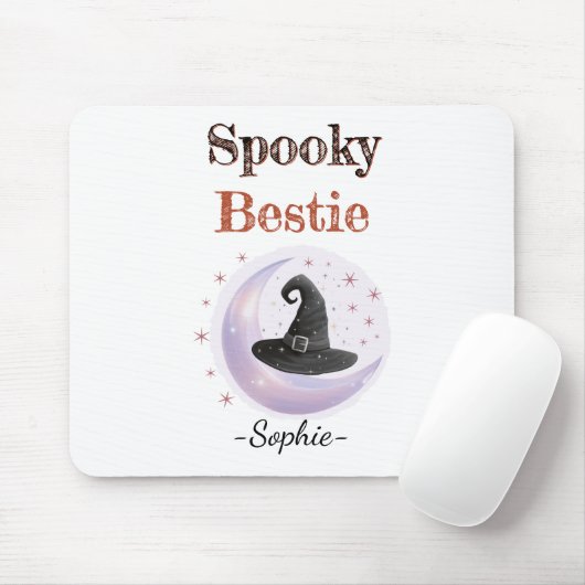 Personalisiert Spooky Bestie Mousepad (Mit Mouse)