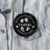 Personalisiert Spooky Ghost Halloween Button-Abzei Button (Beispiel)
