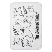 Personalisiert Spooky Halloween-Geister Badematte (Vorderseite Vertikal)