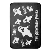 Personalisiert Spooky Halloween Ghosts Bath Mat Badematte (Vorderseite Vertikal)