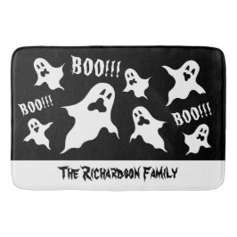 Personalisiert Spooky Halloween Ghosts Bath Mat Badematte