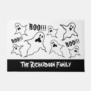 Personalisiert Spooky Halloween Ghosts Doormat Fußmatte