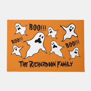 Personalisiert Spooky Halloween Ghosts Doormat Fußmatte