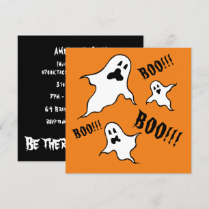 Personalisiert Spooky Halloween Ghosts Einladung