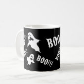 Personalisiert Spooky Halloween Ghosts Kaffeemasch Kaffeetasse (Vorderseite Links)
