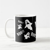 Personalisiert Spooky Halloween Ghosts Kaffeemasch Kaffeetasse (Links)