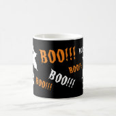 Personalisiert Spooky Halloween Ghosts Kaffeemasch Kaffeetasse (Mittel)