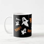 Personalisiert Spooky Halloween Ghosts Kaffeemasch Kaffeetasse (Links)