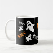 Personalisiert Spooky Halloween Ghosts Kaffeemasch Kaffeetasse (Links)