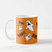 Personalisiert Spooky Halloween Ghosts Kaffeemasch Kaffeetasse (Links)