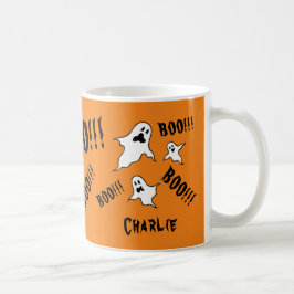 Personalisiert Spooky Halloween Ghosts Kaffeemasch Kaffeetasse