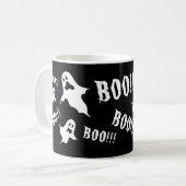 Personalisiert Spooky Halloween Ghosts Kaffeemasch Kaffeetasse (Vorderseite Links)