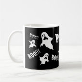 Personalisiert Spooky Halloween Ghosts Kaffeemasch Kaffeetasse (Links)