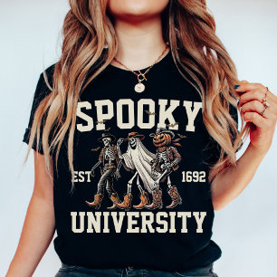 Personalisiert Spooky Halloween Group Uni Party T-Shirt