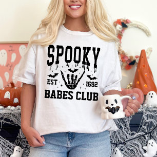 Personalisiert Spooky Halloween Group Uni Party T-Shirt