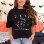 Personalisiert Spooky Halloween Party T-Shirt<br><div class="desc">Machen Sie Ihren Geburtstag im Oktober unvergesslich mit unserem Personalisierten Halloween Group Geburtstagsparty T - Shirt! Dieses Shirt mit einem festlichen Design von tanzenden Skeletten ist perfekt für alle, die die Sportsaison Lieben. Personalisieren Sie jedes Shirt mit dem Alter des Geburtstags und dem Namen Ihrer Gruppe, um ein einzigartiges und...</div>
