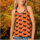 Personalisiert Spooky Lila Halloween-Schwarzkatzen Kaffeetasse