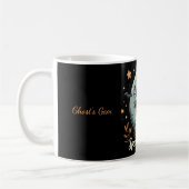Personalisiert Spooky Serenity Halloween Ghost Kaffeetasse (Links)