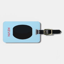 Personalisiert Sport Hockey Puck Gepäckanhänger