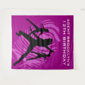 Personalisiert Spy Party Fingerprint Tapestry Wandteppich (Vorderseite (Horizontal))