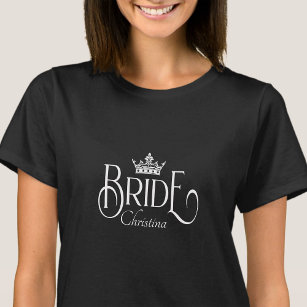 Personalisiert Squad Bride Bachelorette Hen Party T-Shirt