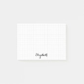 Personalisiert Squares Muster Zuhause Office Busin Post-it Klebezettel (Vorderseite)