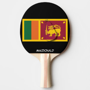 Personalisiert SRI LANKA FLAG Tischtennis Schläger