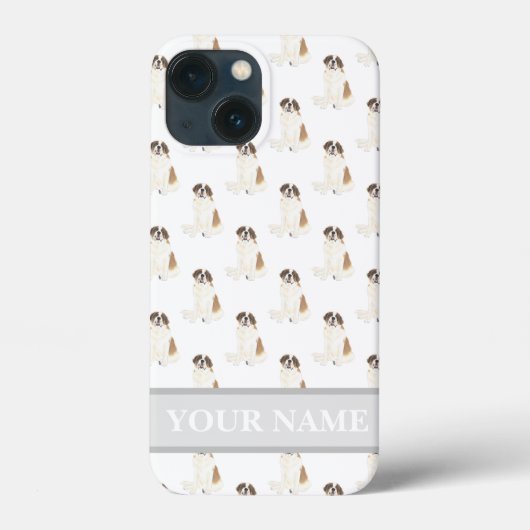 Personalisiert St. Bernard Dog Case-Mate iPhone Hülle (Rückseite)