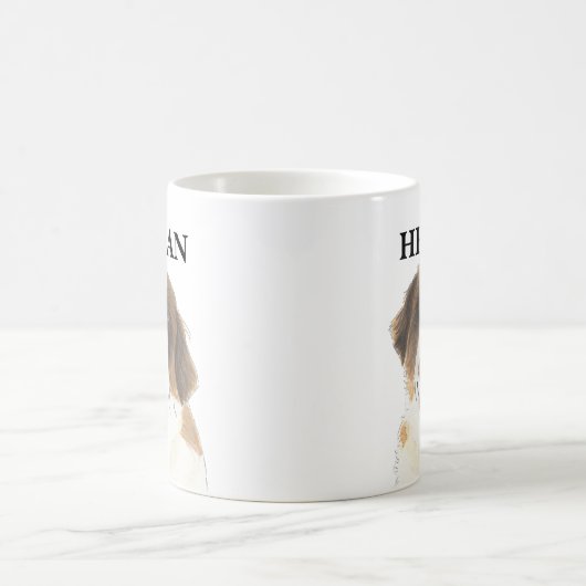 Personalisiert St. Bernard Kaffeetasse (Mittel)