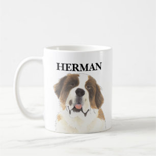 Personalisiert St. Bernard Kaffeetasse